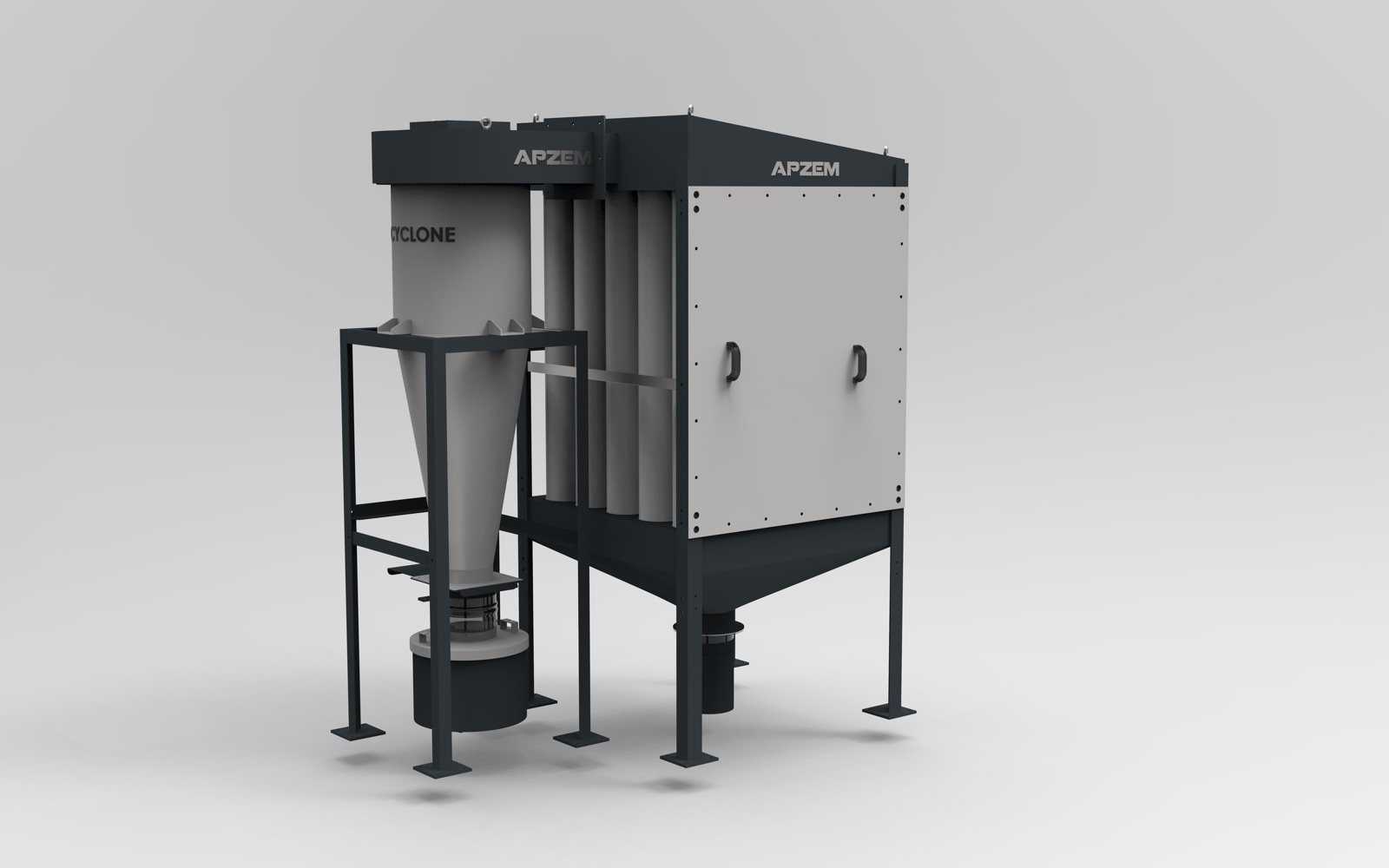 Cyclone dust collection equipment